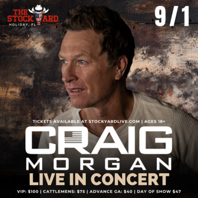 Craig Morgan Sept 1st